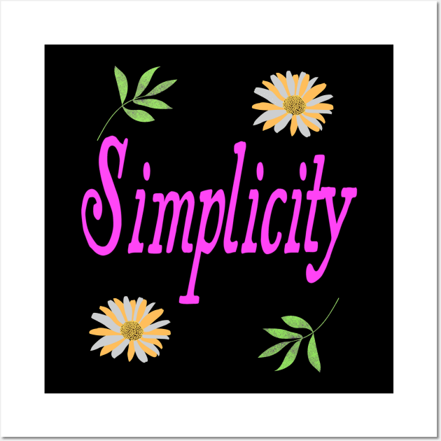 Simplicity Wall Art by CelticHenDesigns